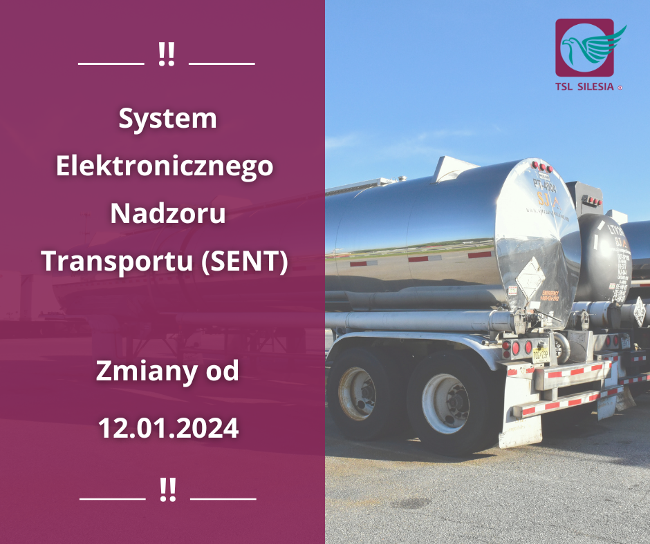 Read more about the article System Elektronicznego Nadzoru Transportu (SENT) | Zmiany od 12.01.2024