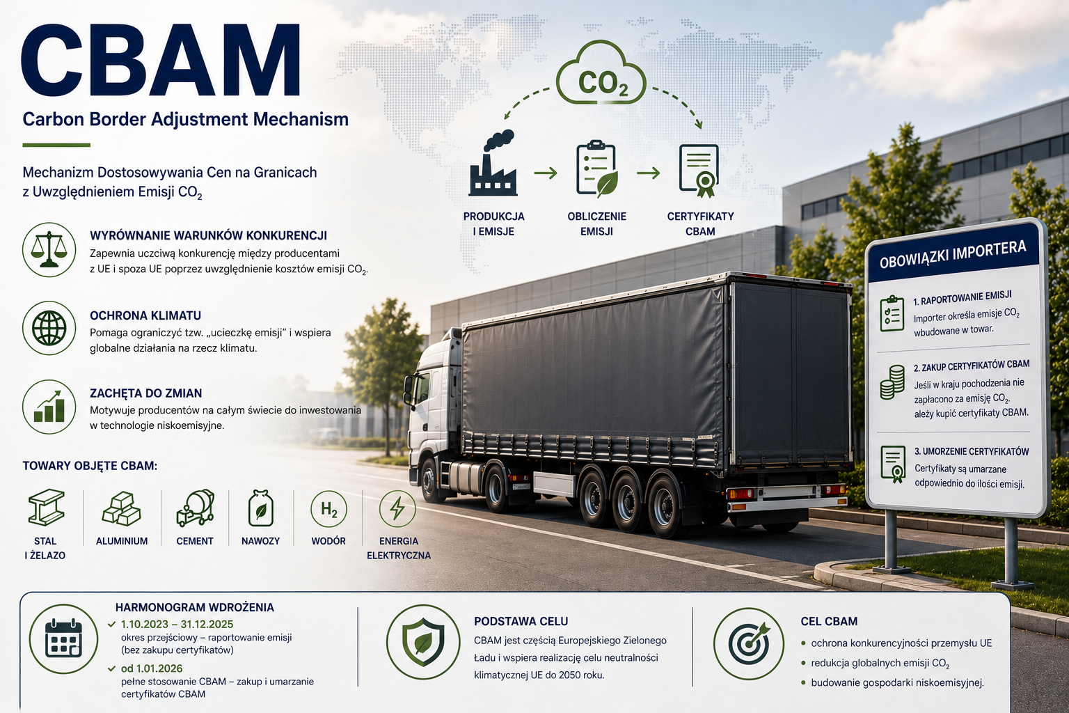 Read more about the article CBAM – mechanizm Unii Europejskiej wspierający uczciwą konkurencję i ochronę klimatu